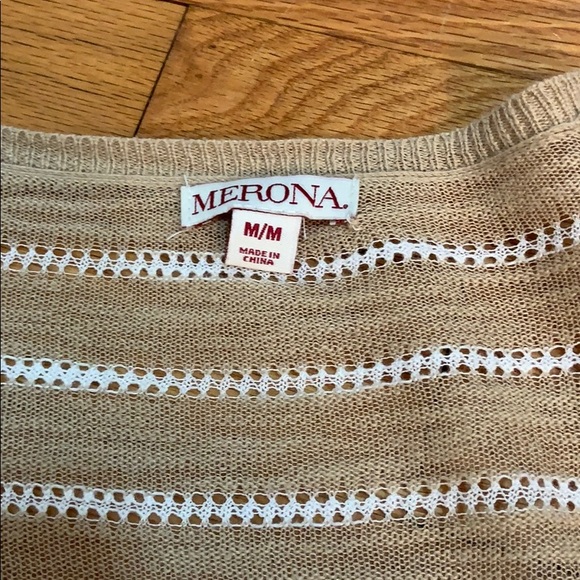 3/$15 Striped cardigan wrap - Picture 2 of 2